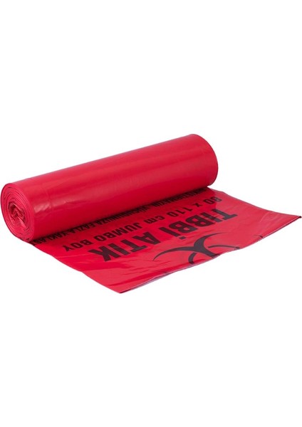 Tıbbi Atık Poşeti 80*110 800 gr 10 Adet Rulo Nilplast