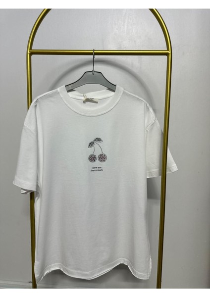Kadın T-Shirt Kiraz