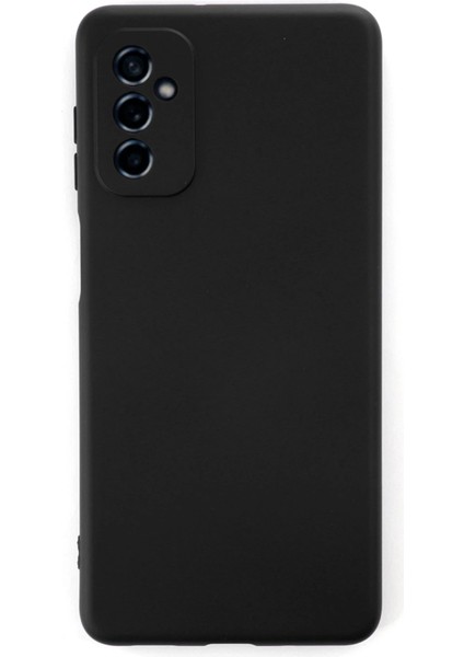 Samsung Galaxy M52 5g Kılıf Nano Içi Kadife Silikon - Siyah