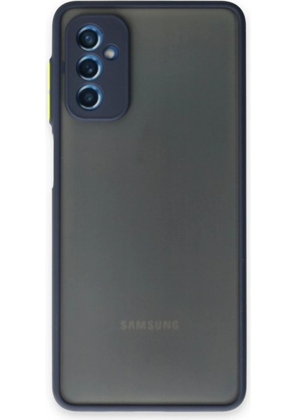 Samsung Galaxy M52 5g Kılıf Montreal Silikon Kapak - Lacivert