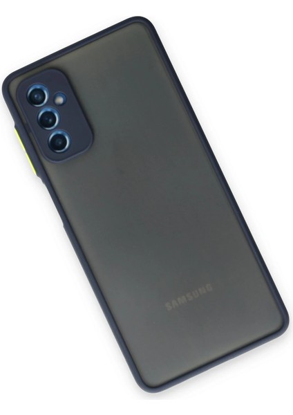 Samsung Galaxy M52 5g Kılıf Montreal Silikon Kapak - Lacivert modelleri