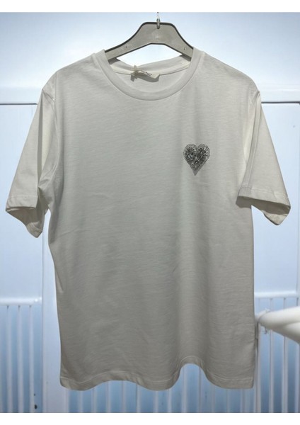 Kadın T-Shirt Kalp