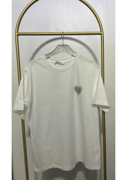 Kadın T-Shirt Kalp