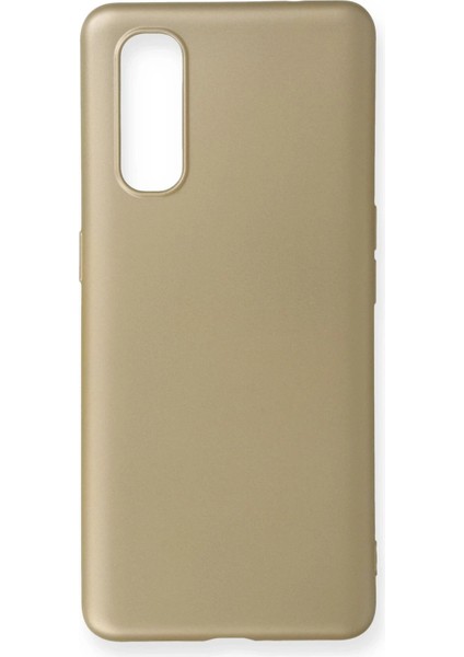 Oppo Find X2 Kılıf First Silikon - Gold – Darbe Koruma