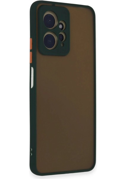 Xiaomi Redmi Note 12 4g Kılıf Montreal Silikon Kapak - Yeşil – Darbe Koruma