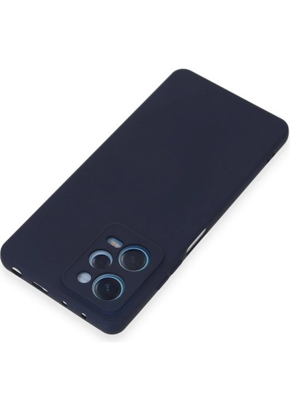 Xiaomi Redmi Note 12 Pro 5g Kılıf Nano Içi Kadife Silikon - Lacivert – Darbe Koruma