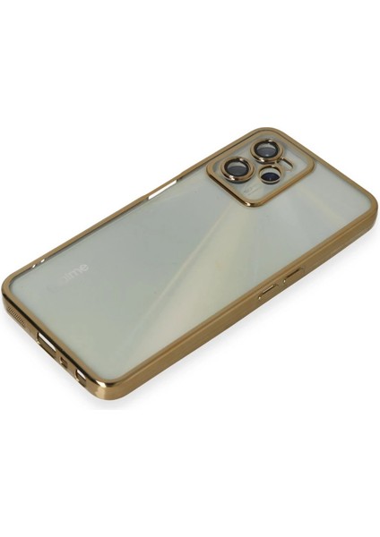 Realme C35 Kılıf Razer Lensli Silikon - Gold – Darbe Koruma fırsatları