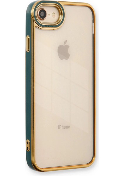iPhone 7 Kılıf Liva Lens Silikon - Yeşil – Hızlı Kargo