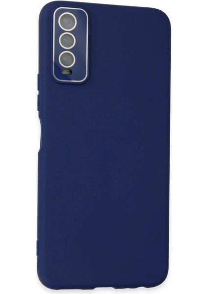 Vivo Y11S Kılıf Lansman Glass Kapak - Sky Blue – Darbe Koruma fiyatları