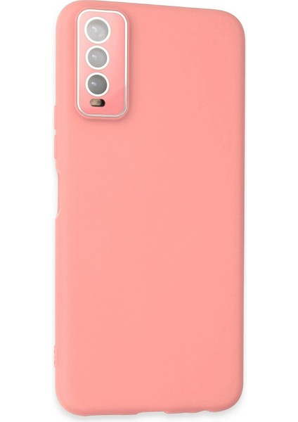 Vivo Y11S Kılıf Lansman Glass Kapak - Pembe – Darbe Koruma fiyatları