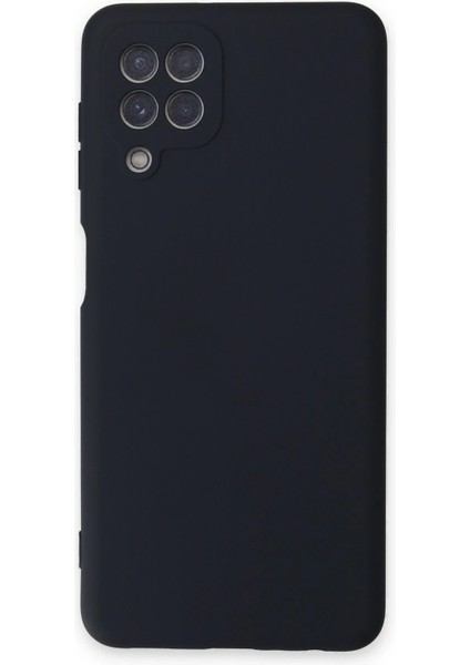 Samsung Galaxy A22 Kılıf Nano Içi Kadife Silikon - Lacivert