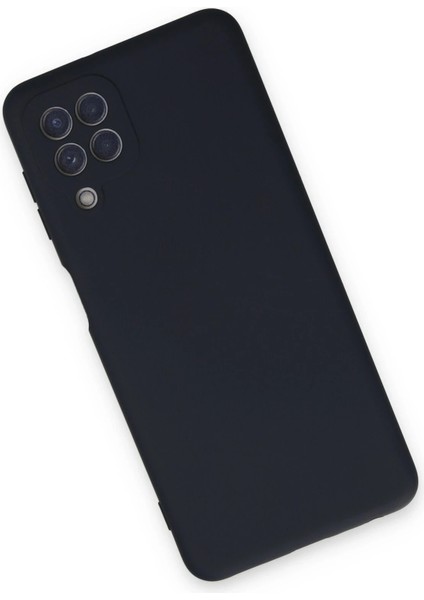 Samsung Galaxy A22 Kılıf Nano Içi Kadife Silikon - Lacivert