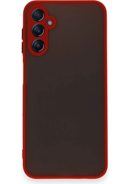 Samsung Galaxy A25 5g Kılıf Montreal Silikon Kapak - Kırmızı