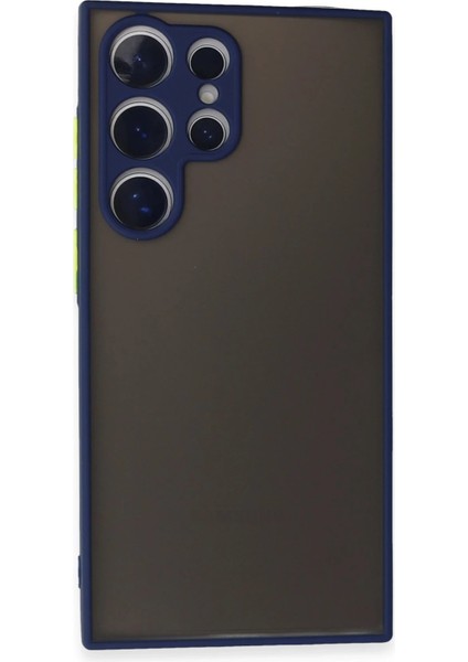 Samsung Galaxy S24 Ultra Kılıf Montreal Silikon Kapak - Lacivert