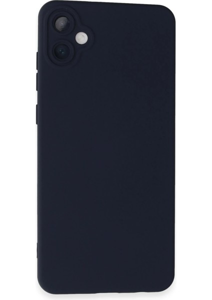 Samsung Galaxy A05 Kılıf Nano Içi Kadife Silikon - Lacivert