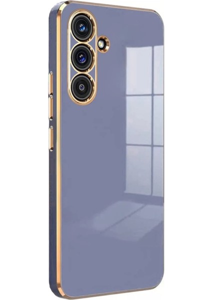 Samsung Galaxy S24 Fe Kılıf Volet Silikon - Mavi