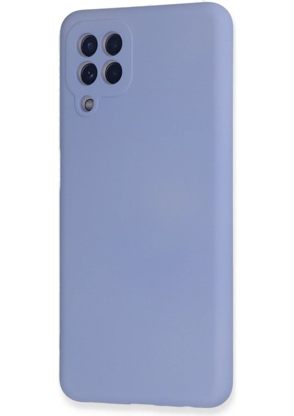 Samsung Galaxy A22 Kılıf Nano Içi Kadife Silikon - Lila