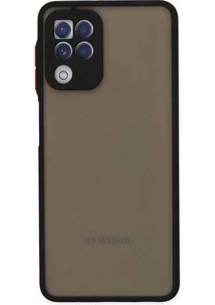 Samsung Galaxy A22 Kılıf Montreal Silikon Kapak - Siyah