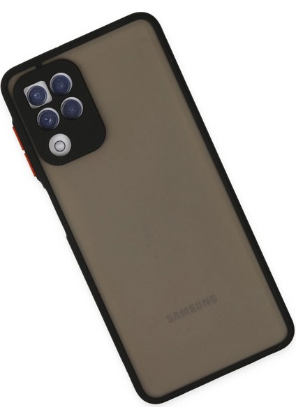 Samsung Galaxy A22 Kılıf Montreal Silikon Kapak - Siyah