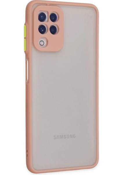 Samsung Galaxy A22 Kılıf Montreal Silikon Kapak - Pembe