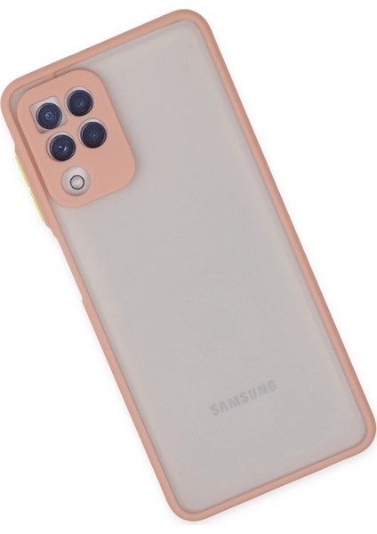 Samsung Galaxy A22 Kılıf Montreal Silikon Kapak - Pembe