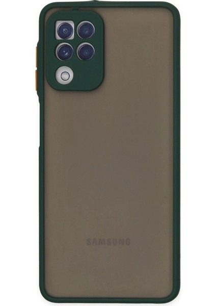 Samsung Galaxy A22 Kılıf Montreal Silikon Kapak - Yeşil