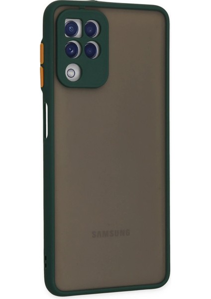 Samsung Galaxy A22 Kılıf Montreal Silikon Kapak - Yeşil
