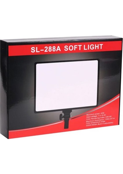 ,SL-288A Soft Light Video Fotoğraf Soft Işık.(Ayaksız)