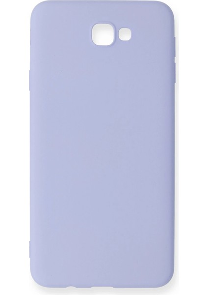 Samsung Galaxy J7 Prime Kılıf Nano Içi Kadife Silikon - Lila