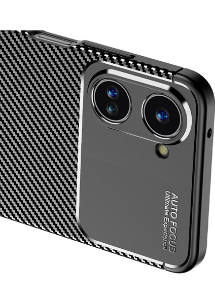 Realme 10 4g Kılıf Kamera Korumalı Karbon Desenli Lux Negro Silikon - Siyah fırsatları