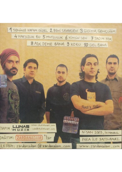 Dikkat CD Zardanadam – Kafam Seninle Güzel CD