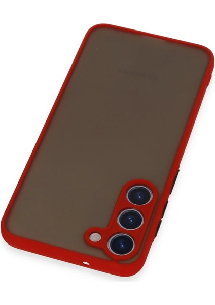 Samsung Galaxy S23 Plus Kılıf Montreal Silikon Kapak - Kırmızı modelleri