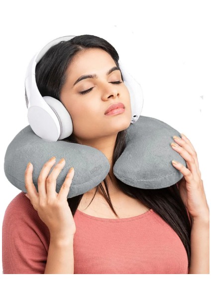 Seyahat Şişme Boyun Yastığı Comfort Ortopedik Seyahat Yastığı