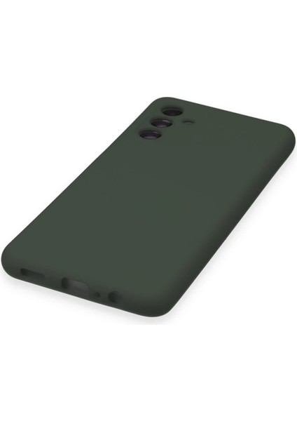 Samsung Galaxy A14 4g Kılıf Nano Içi Kadife Silikon - Koyu Yeşil indirimleri