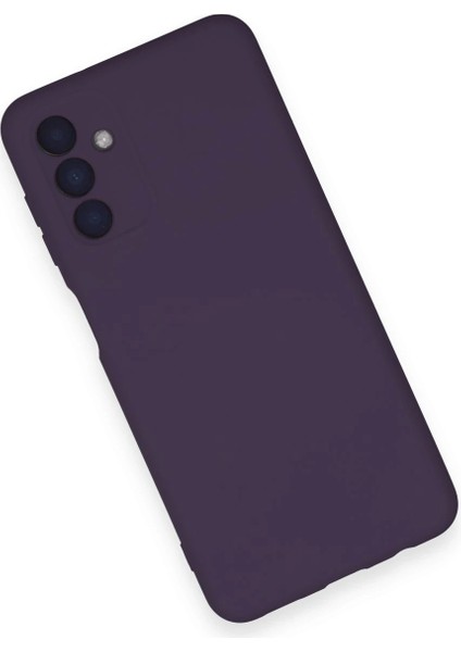 Samsung Galaxy A14 4g Kılıf Nano Içi Kadife Silikon - Mor modelleri