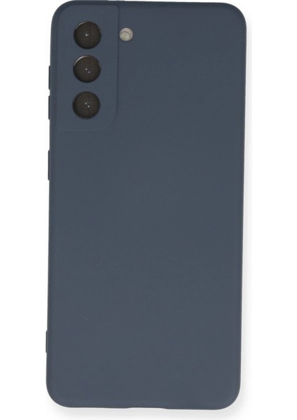Samsung Galaxy S21 Kılıf Nano Içi Kadife Silikon - Gri