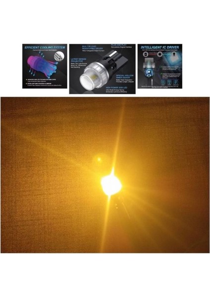 1 Takım 12V Specıal Serıes T10 Amber (Özel Seri Dipsiz Ampul Amber) modelleri