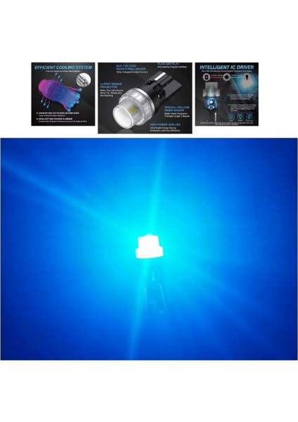 1 Takım 12V Specıal Serıes T10 Ice Blue (Özel Seri Dipsiz Ampul Buz Mavi) fırsatları