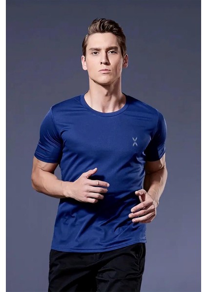 Xylon Mikro Polyester Nefes Alabilen Hafif Perform Antrenman Sporcu Erkek Tshirt