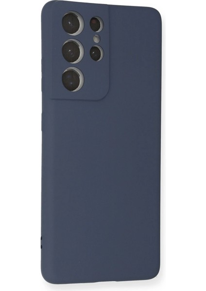 Samsung Galaxy S21 Ultra Kılıf Nano Içi Kadife Silikon - Gri modelleri