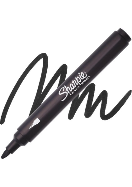 Creative Akrilik Kalem Siyah- Mermi Uçlu