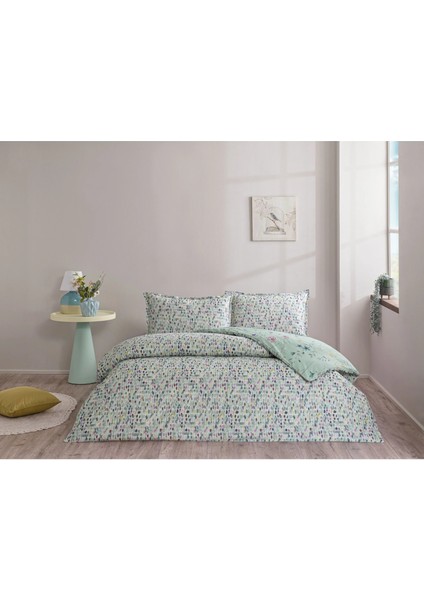 Seç&ser Çift Tarafı Desenli Çift Kişilik Nevresim Takımı Pepple Mint fiyatları