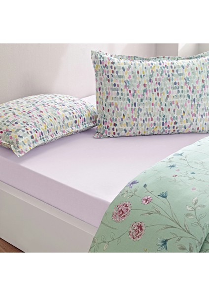 Seç&ser Çift Tarafı Desenli Çift Kişilik Nevresim Takımı Pepple Mint fırsatları