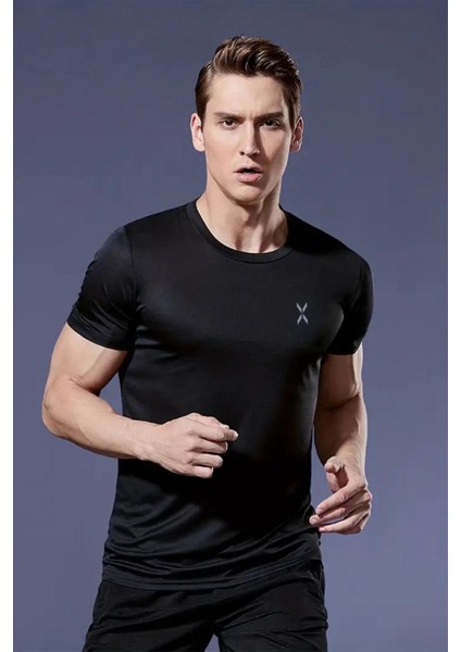 Xylon Mikro Polyester Nefes Alabilen Hafif Perform Antrenman Sporcu Erkek Tshirt
