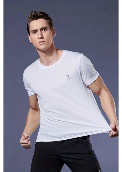 Xylon Mikro Polyester Nefes Alabilen Hafif Perform Antrenman Sporcu Erkek Tshirt fiyatları