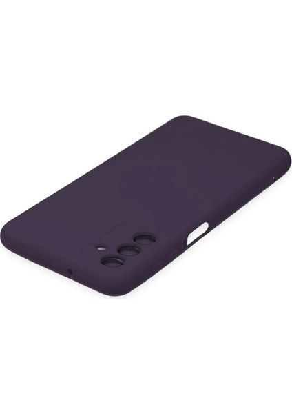 Samsung Galaxy A04S Kılıf Nano Içi Kadife Silikon - Mor