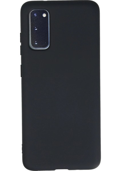 Samsung Galaxy S20 Kılıf Nano Içi Kadife Silikon - Lacivert