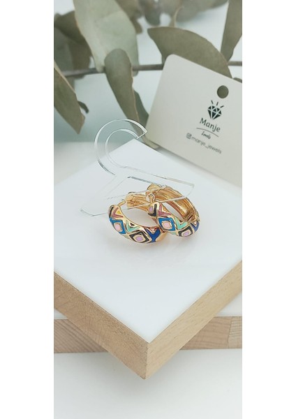 Otantik Renkli Halka Küpe fiyatları