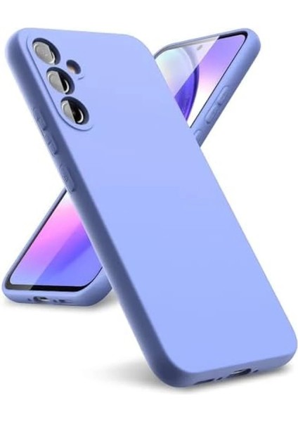 Samsung Galaxy A24 4g Kılıf First Silikon - Lila Glstd