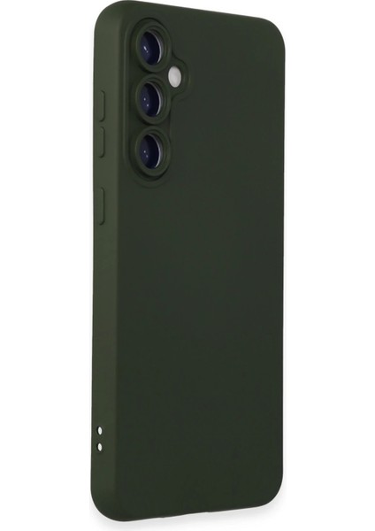 Samsung Galaxy S23 Fe Kılıf Nano Içi Kadife Silikon - Koyu Yeşil fiyatları